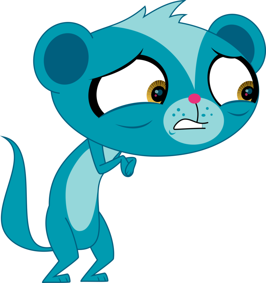 Littlest Pet Shop Sunil Scared - Littlest Pet Shop Sunil (867x922), Png Download