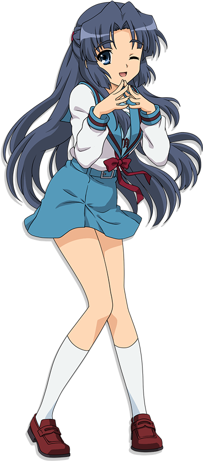 Ryouko Asakura - Cartoon (473x979), Png Download
