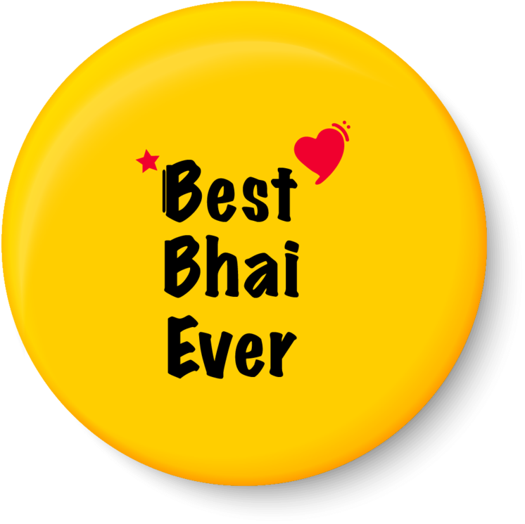 Best Bhai Ever I Raksha Bandhan Gifts Fridge Magnet - Best Brother Ever (961x1024), Png Download