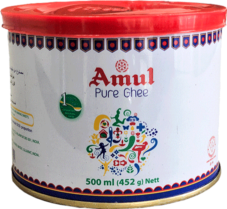 Amul Ghee 500ml - Amul Pure Ghee 500gm (600x600), Png Download