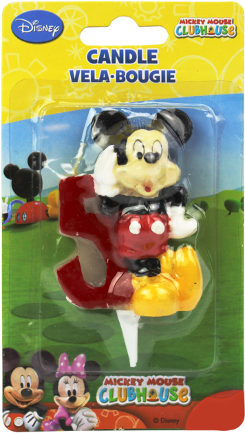 3d Mickey Mouse Zahl - Mickey Mouse Clubhouse (700x700), Png Download