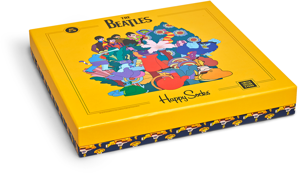 Happy Socks Beatles Box Set (1460x1600), Png Download