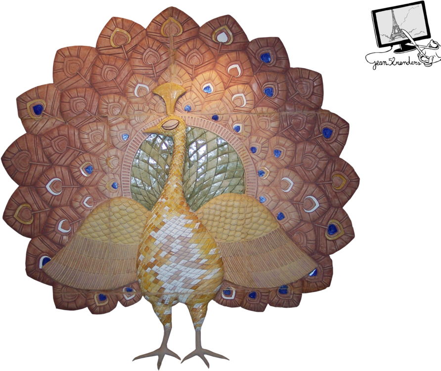 Download Peacock Png Transparent Images Transparent - Clip Art (1024x768), Png Download