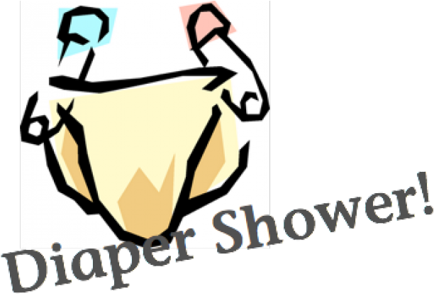 Diaper Shower Cliparts - Diaper Clip Art (640x480), Png Download
