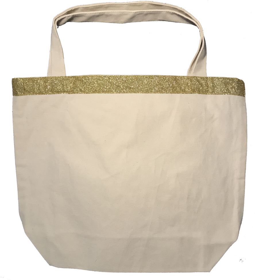 Gold Ribbon Bag (1000x1000), Png Download