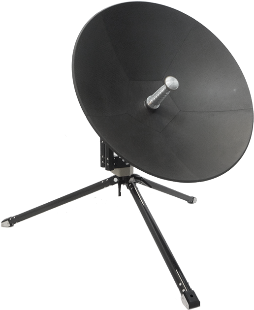 Flyaway Antenna Mp 80 - Ka Band Reflector Antenna (570x637), Png Download