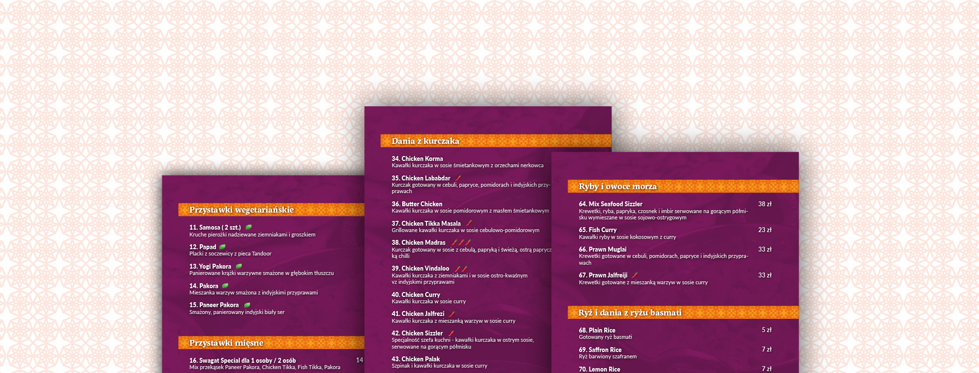 Menu - Brochure (2008x765), Png Download