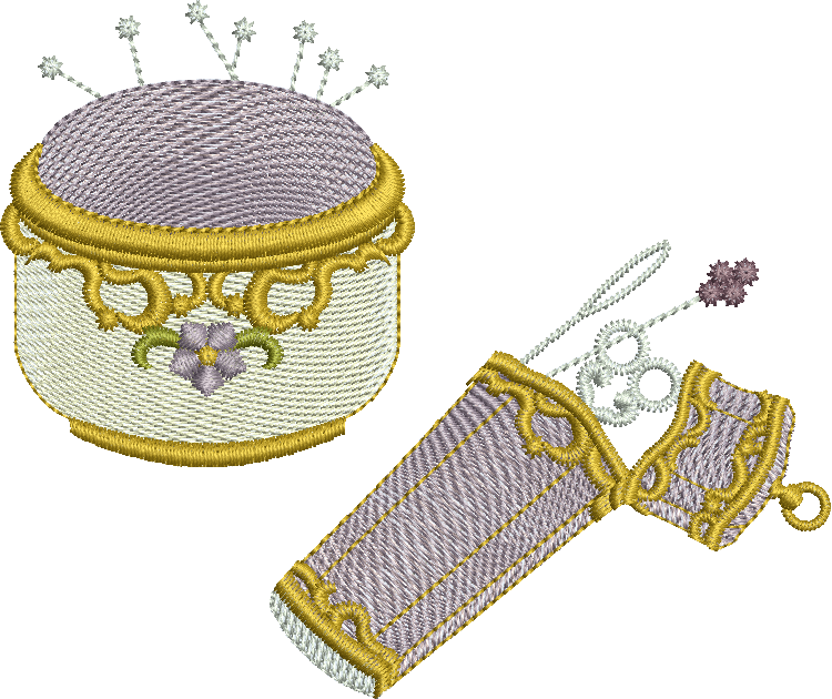 Pin Cushions, Homemaking, Machine Embroidery Designs, - Needlework (750x630), Png Download