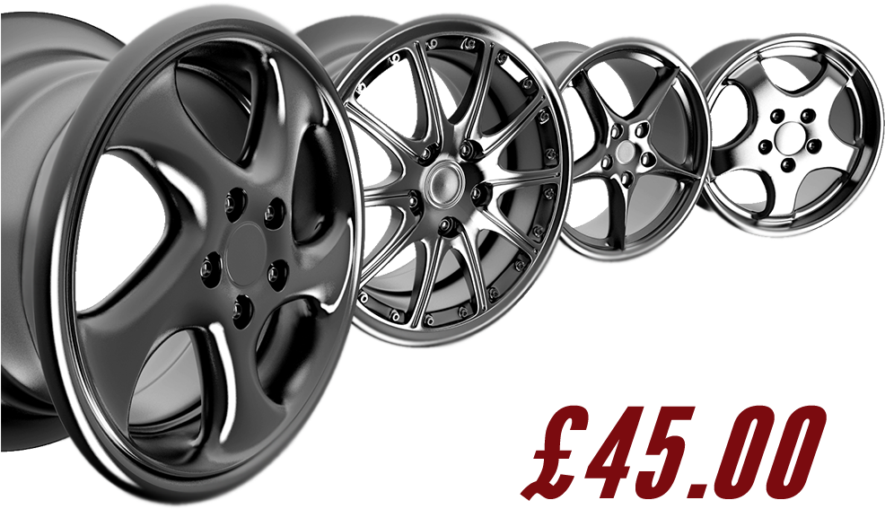 Wheels Repaired For - Damaged Mag Wheels Png (1000x578), Png Download