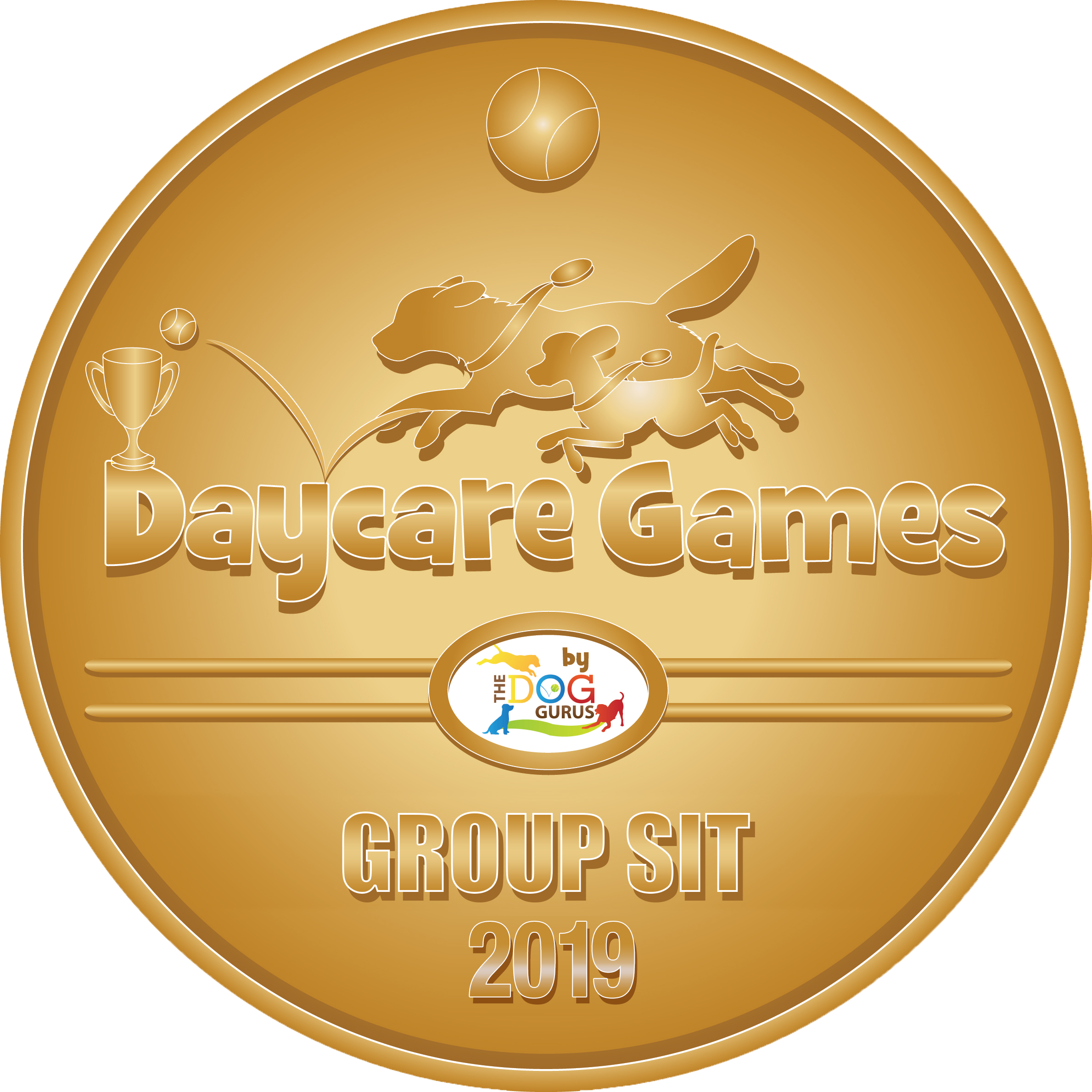 Download Gold Group Sit Medal - Badge (2379x2379), Png Download