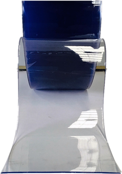 Clear Pvc Roll For Plastic Strip Door Curtain Freezer - Belt (500x666), Png Download