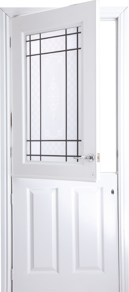 Door To The Existing Opening, You Then Simply And Gently - Screen Door (438x989), Png Download