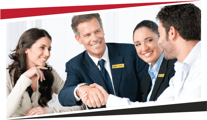Greeting-people - Business Relation (727x457), Png Download
