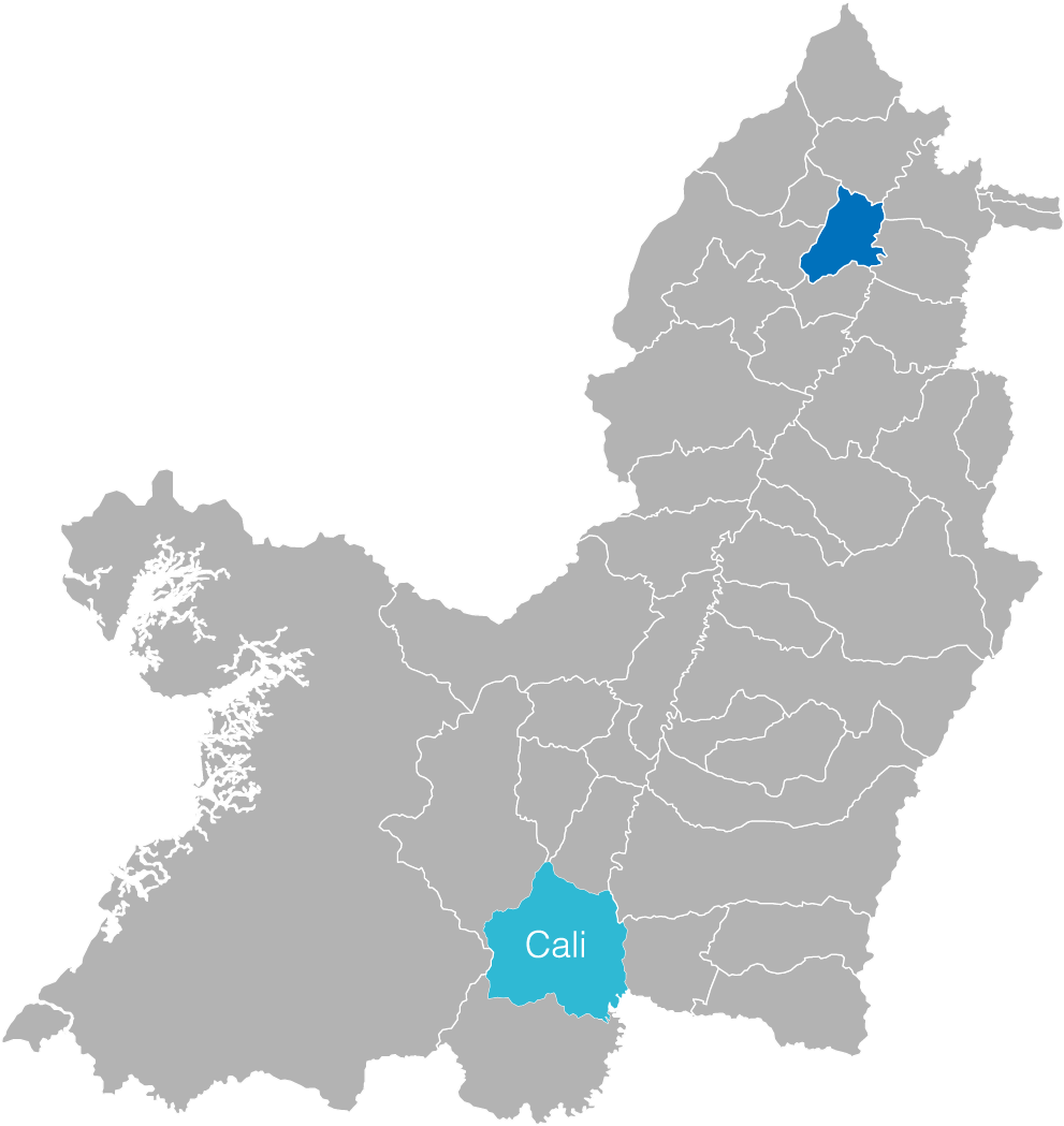 1921-toro - Mapa Valle Del Cauca Png (1164x1130), Png Download