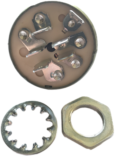 Toro® Ignition Switch Assembly 104-2541 Front View - Circle (488x659), Png Download
