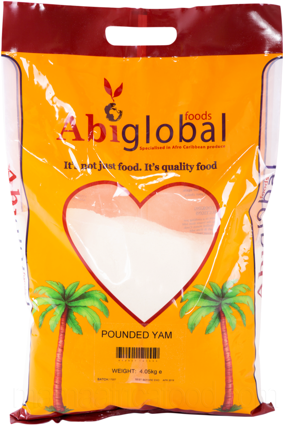 Abi Global Pounded Yam - Heart (682x1023), Png Download