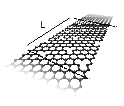 1 Scheme Of The Situation Considered In The Text - 氮 杂 石墨 烯 (633x624), Png Download