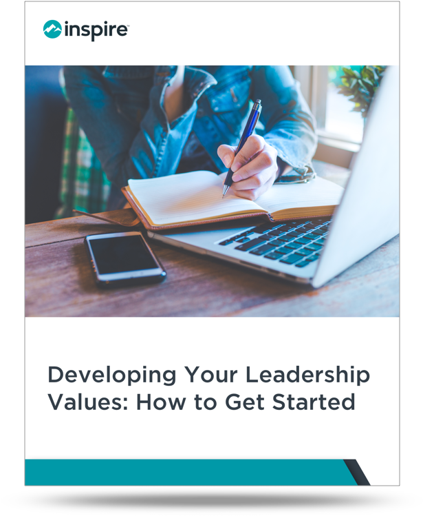 Insp Developing Your Leadership Values-mockup - Writing (614x792), Png Download