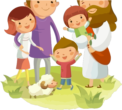 Jesus Clipart Children - Jesus Png Kids (640x480), Png Download