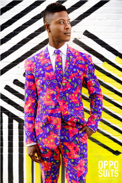 Størrelsesguide Til Herre - 1980s Fresh Prince Clothes (595x595), Png Download