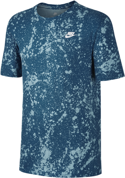 Nike Ultra Splatter Print T-shirt Mica Blue Us Size - Day Dress (630x630), Png Download
