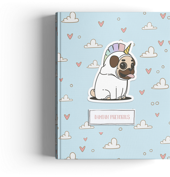 Corn Dog Journal - Cartoon (853x853), Png Download