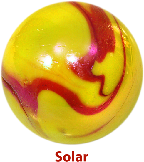 Giant Glass Solar Marble 35mm By House Of Marbles Online - Bouncy Ball (518x599), Png Download
