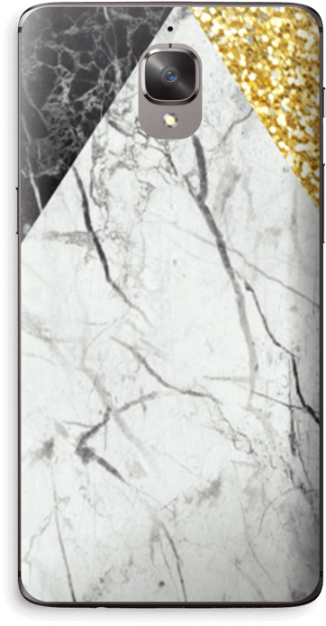 Marble And Gold - Mobile Phone Case (412x800), Png Download