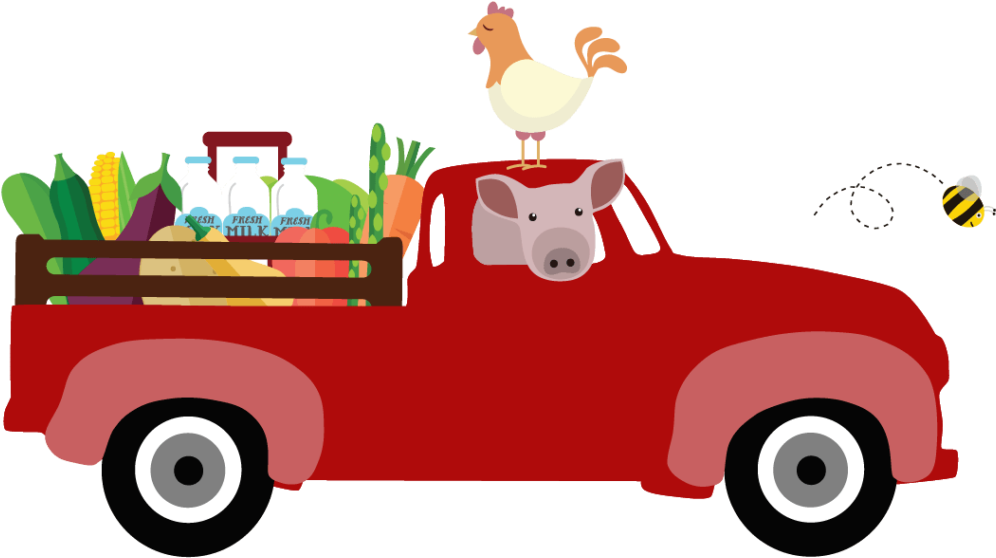 4th Annual Know Your Farmer Fair - Cartoon (1024x591), Png Download