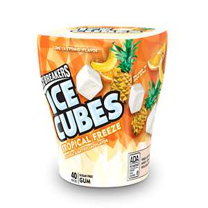 Ice Breakers Ice Cubes Tropical Freeze Gum, 40-piece - Orange Soft Drink (300x300), Png Download