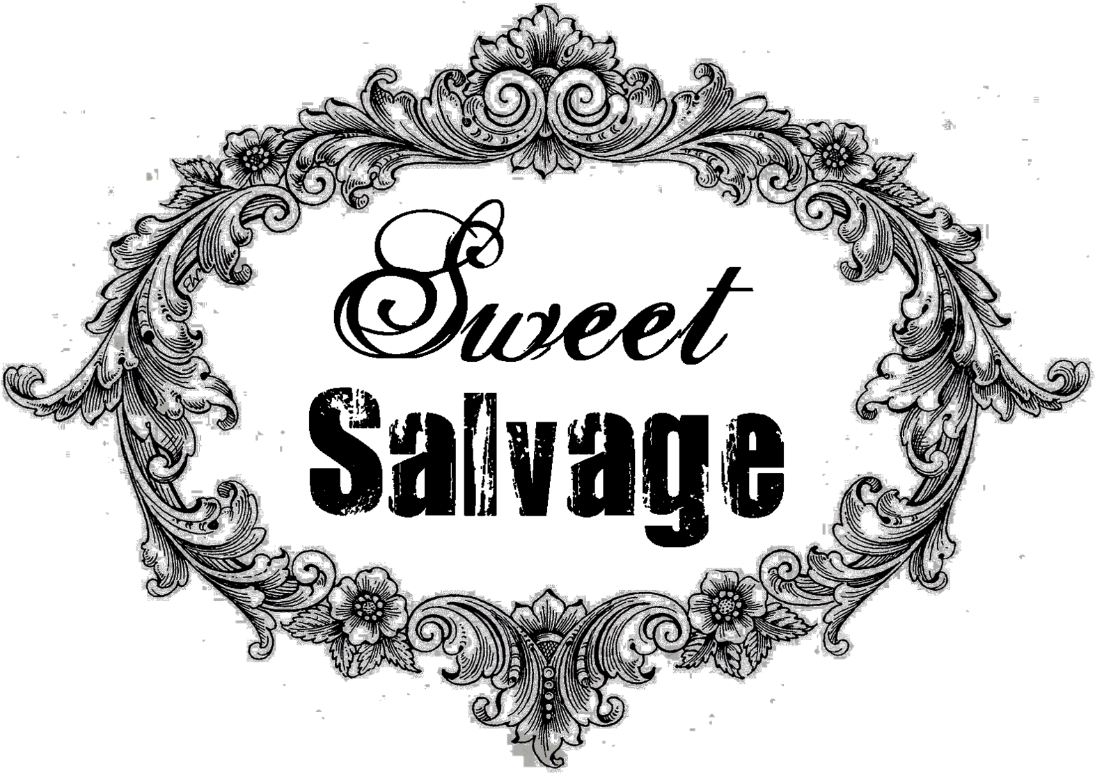 Black Vintage Header Frame (1700x1322), Png Download