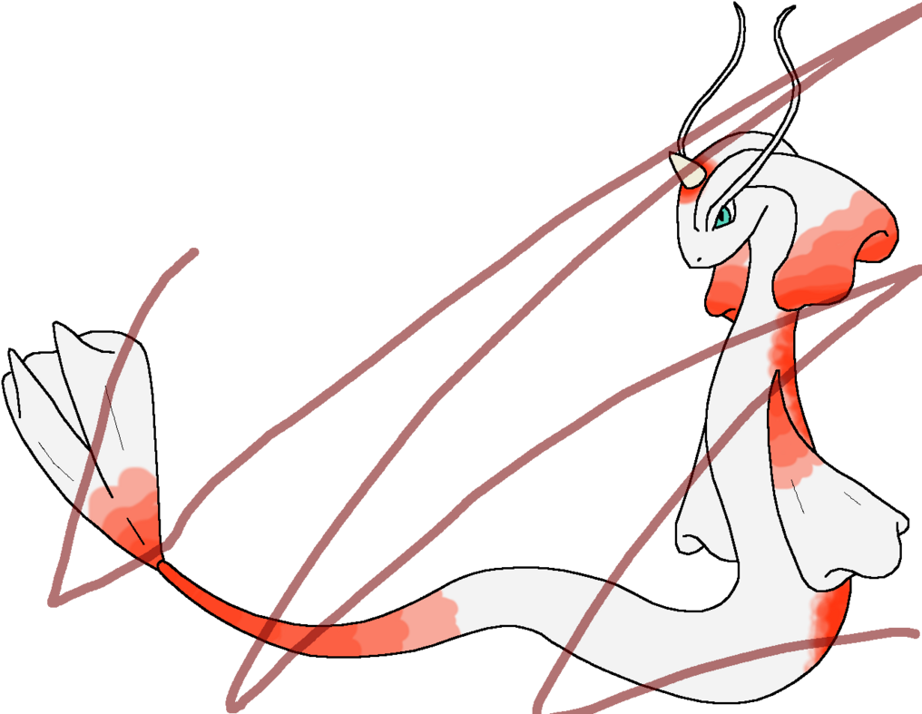 Milotic/goldeen Auction - Illustration (1029x800), Png Download