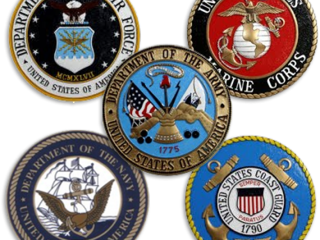 Soldiers Clipart Coast Guard - All Branches Of Us Military (640x480), Png Download