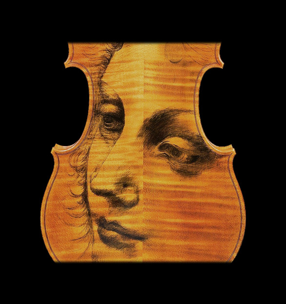 Violin (587x623), Png Download