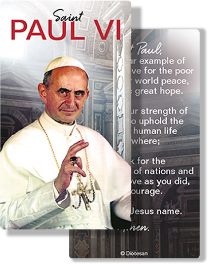 Bulletins For All Seasons - Saint Pope Paul Vi Prayer (900x900), Png Download