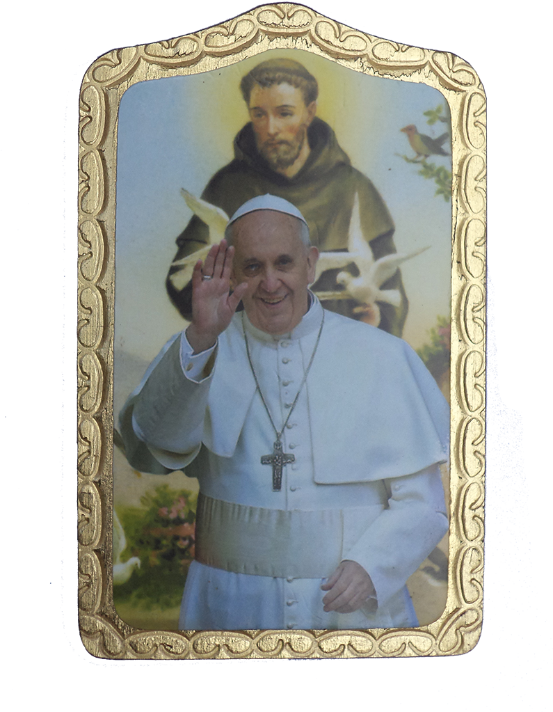 Craftmade Golden Leaf Pain Brush Framework Pope Francis, (800x1099), Png Download