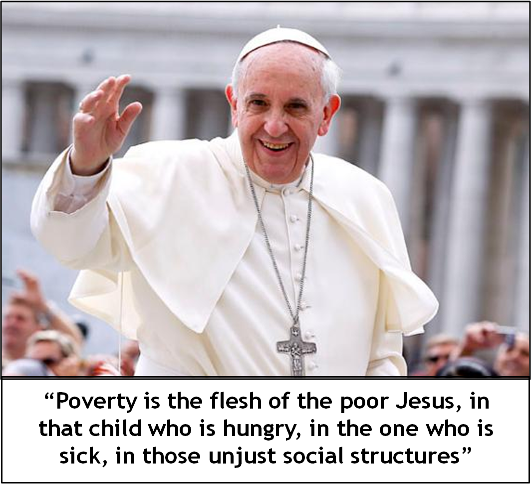 #popesays “poverty Calls Us To Sow Hope - Current Pope Of Vatican City (1064x969), Png Download