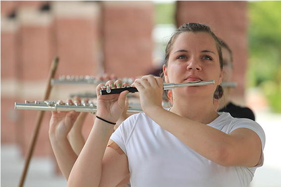 3 Marching Band Fitness Hacks For Flutists - Flute (870x580), Png Download