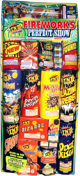 Fireworks Tnt Fireworks Perfect Show Tnt Fun Party - Fireworks Fountain Small Box (600x600), Png Download