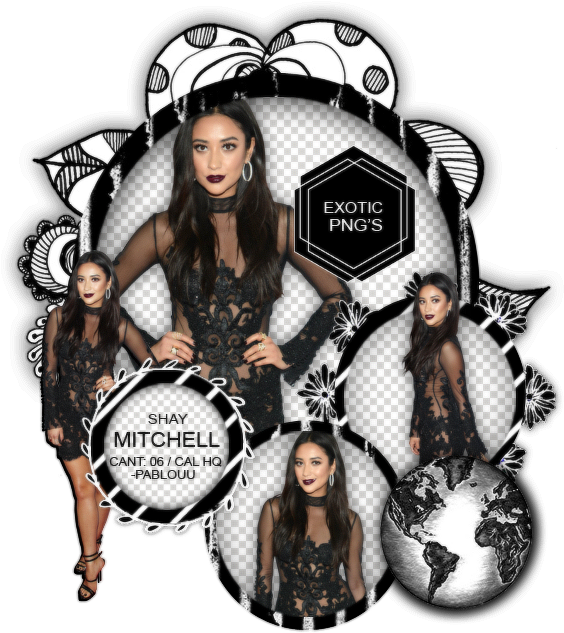 Shay Mitchell - Nina Dobrev Png Pack (627x685), Png Download