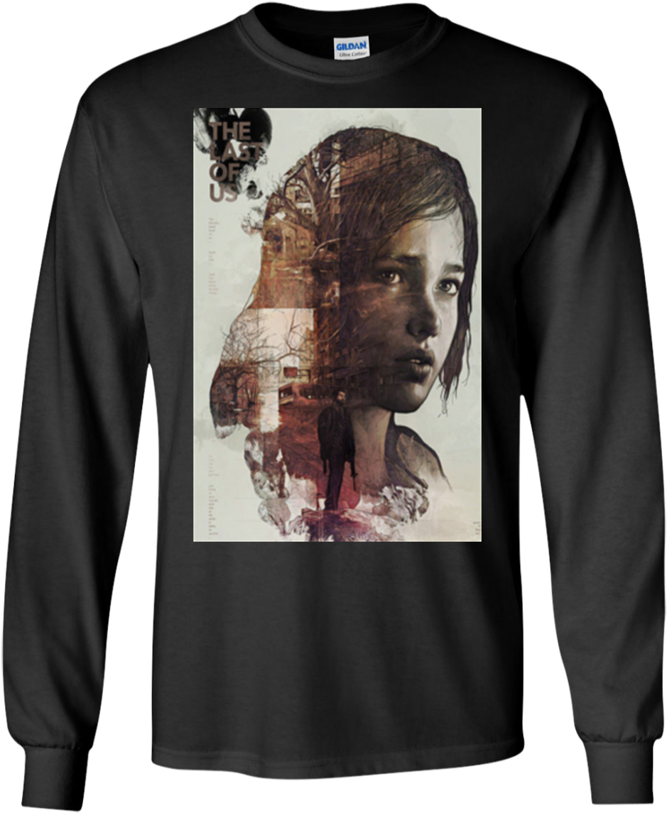 Last Of Us Art Poster Hoodies Sweatshirts (1155x1155), Png Download