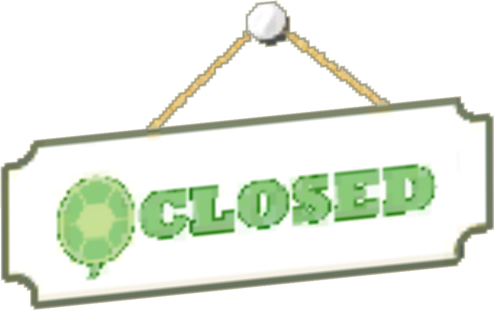 Restaurant Signs Closed - Signage (997x997), Png Download