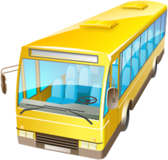 Bus Icon 3d (600x600), Png Download