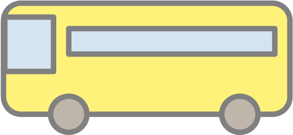 Bus - Sightseeing - Icon - Free Material - Bus (640x640), Png Download