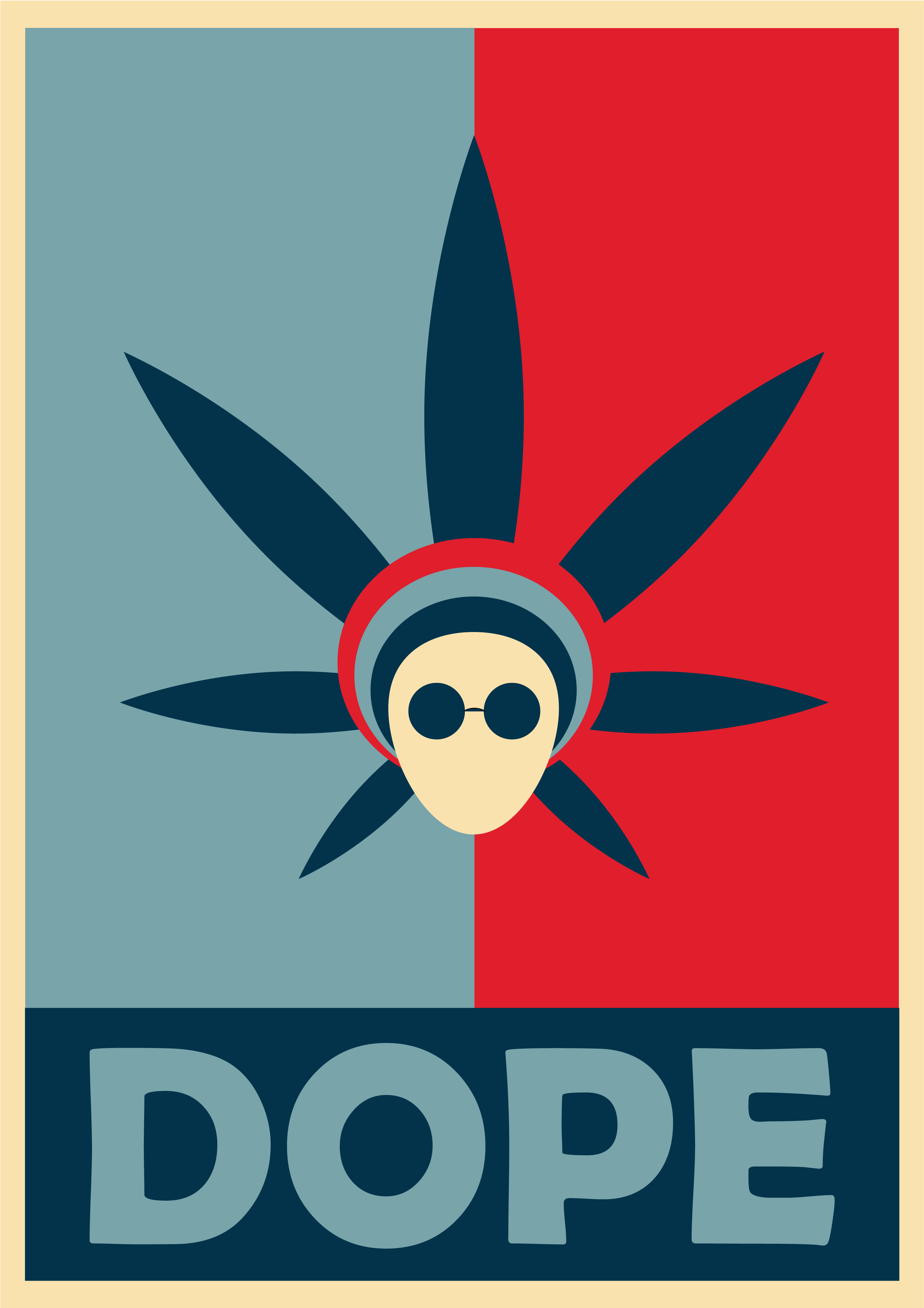 Obama Funny Campaign For Cannabis, Marijuana, Weed - Emblem (4500x5400), Png Download