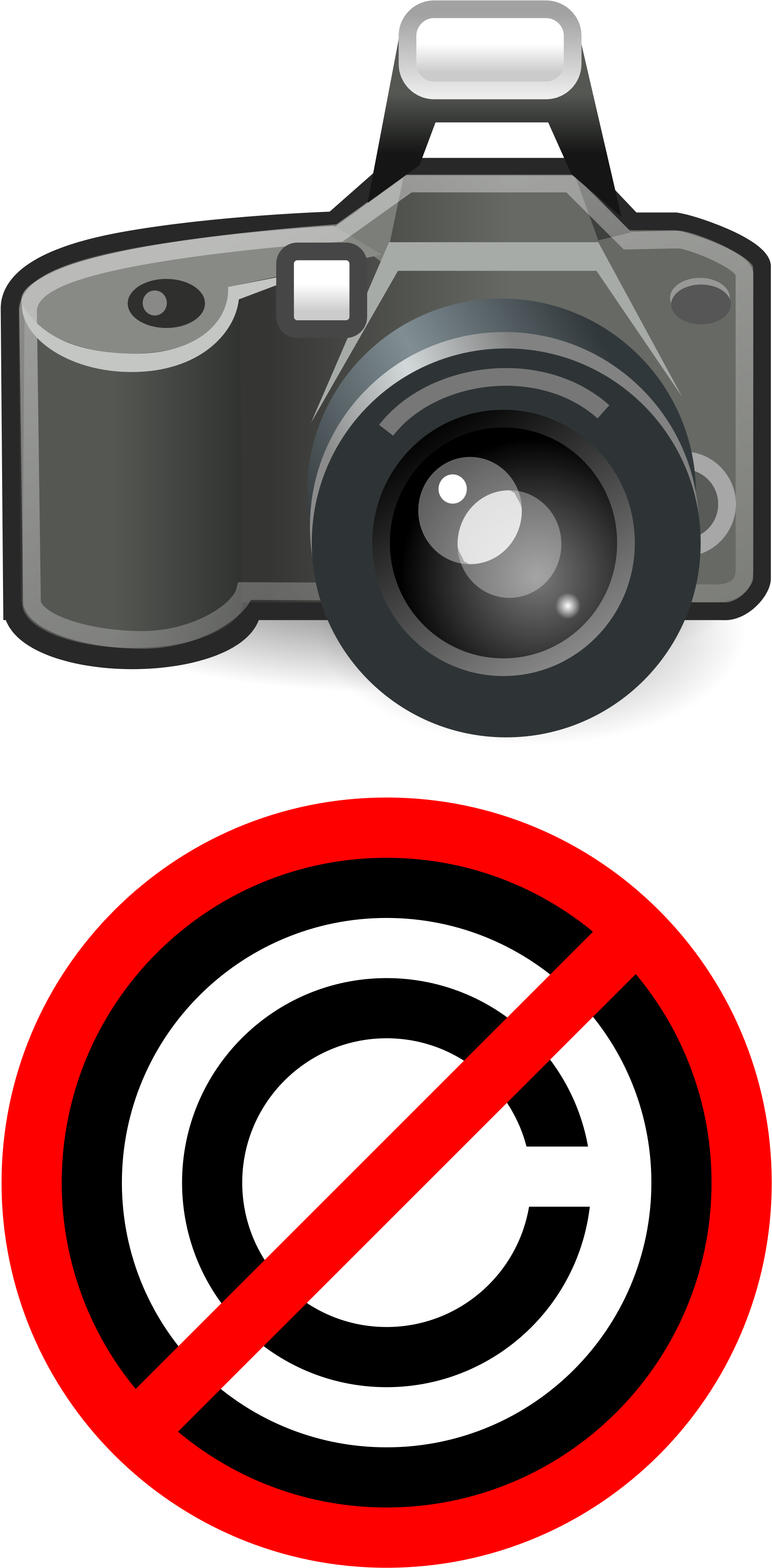 Cartoon Camera Clip Art - Camera Clipart Transparent Background (1817x3691), Png Download