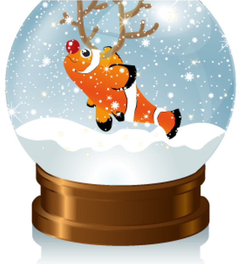 Christmas - Snow Globe Green Screen (1120x840), Png Download