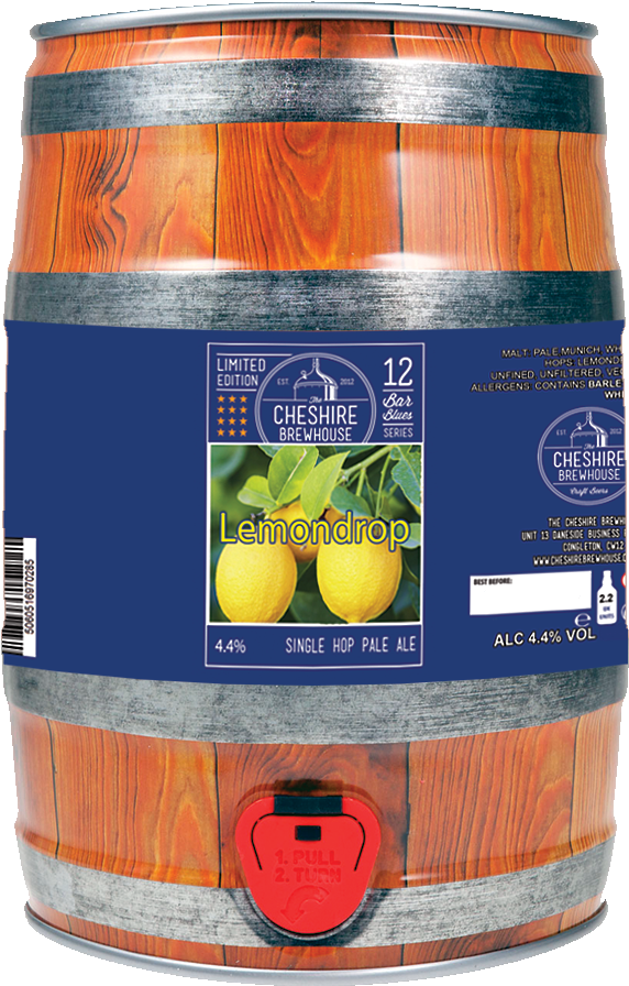 Lemondrop Pale Ale 5-litre Mini Keg - Coppernob Beer (1024x1024), Png Download