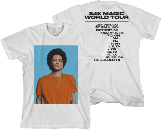 Bruno Mars Mars Photo T-shirt - Strawburry17 Shirts (600x600), Png Download