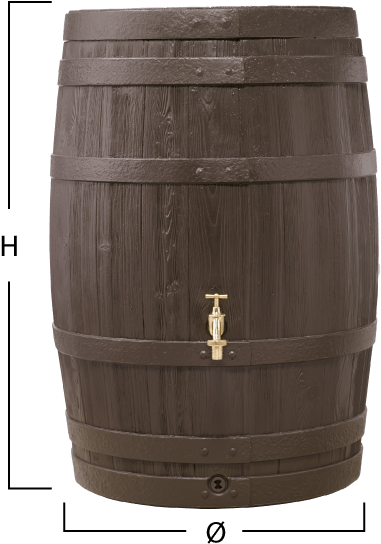 Barrica Rain Water Barrel - Pencil Skirt (1380x720), Png Download